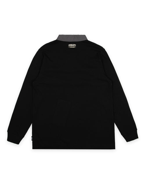 GLOBE RUGBY POLO - BLACK