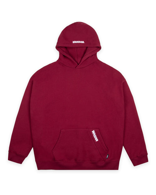 HALO HOOD SWEAT - BLOOD RED