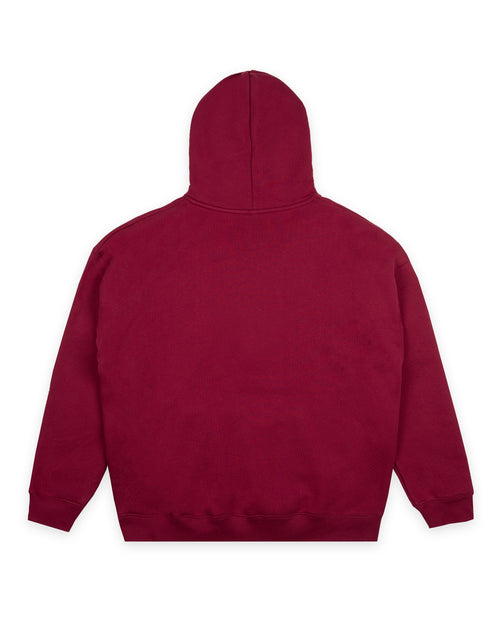 HALO HOOD SWEAT - BLOOD RED