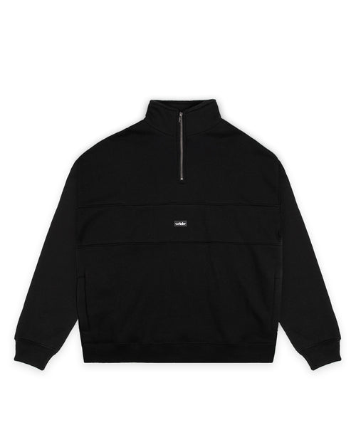 SOHO 1/4 ZIP SWEAT - BLACK