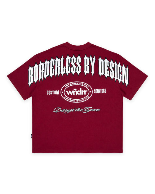 RZN HEAVY WEIGHT TEE - BLOOD RED
