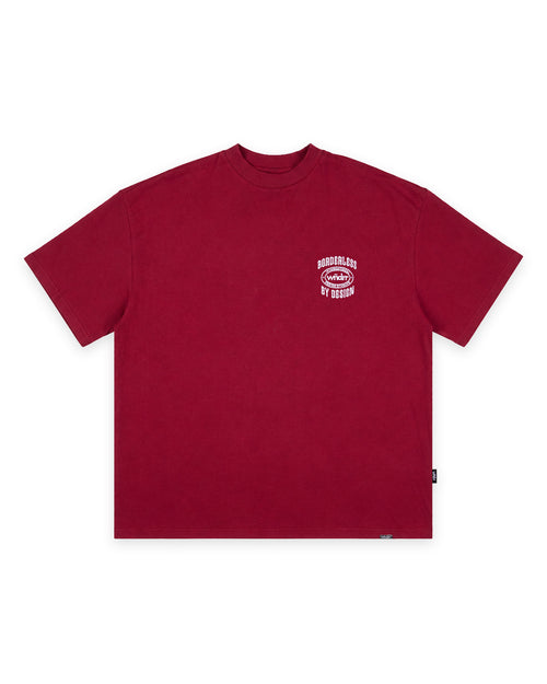 RZN HEAVY WEIGHT TEE - BLOOD RED