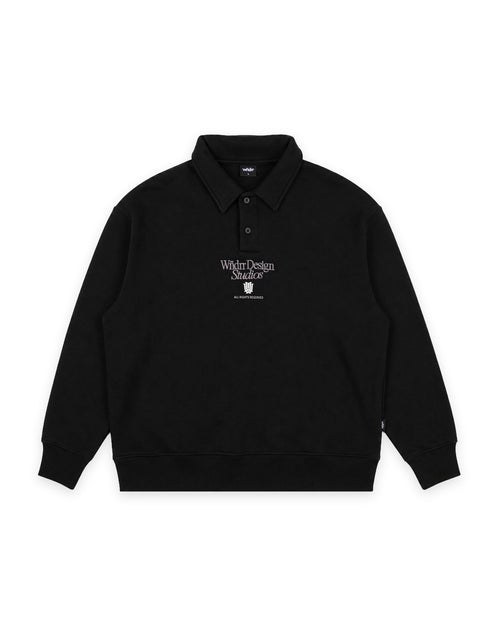 ATELIER RUGBY SWEAT - BLACK