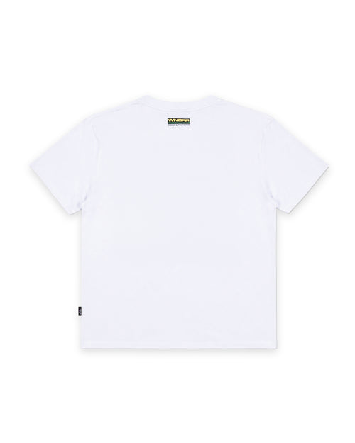 LOAN SHARK BOX FIT TEE - WHITE