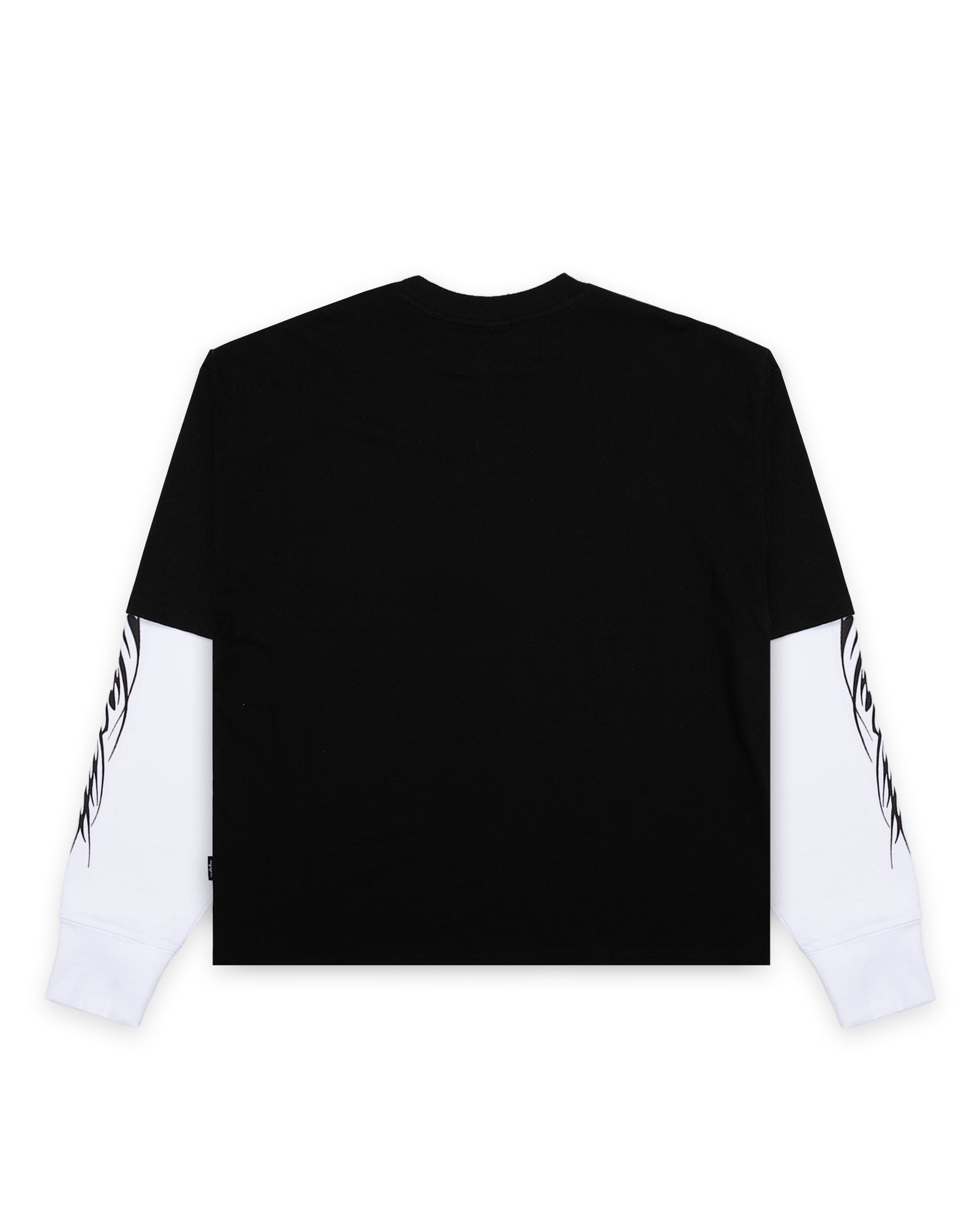 REAPER LAYERED  L/S TEE - BLACK