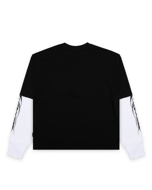 REAPER LAYERED  L/S TEE - BLACK