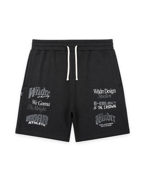 COLLECTIVE TECH TRACKSHORT - FADED BLACK