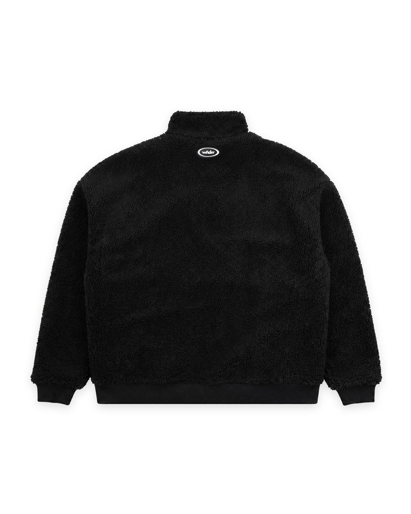 ORBIT 1/4 ZIP SHERPA FLEECE - BLACK