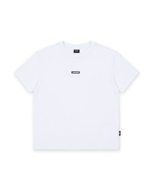 HEXED BOX FIT TEE - WHITE