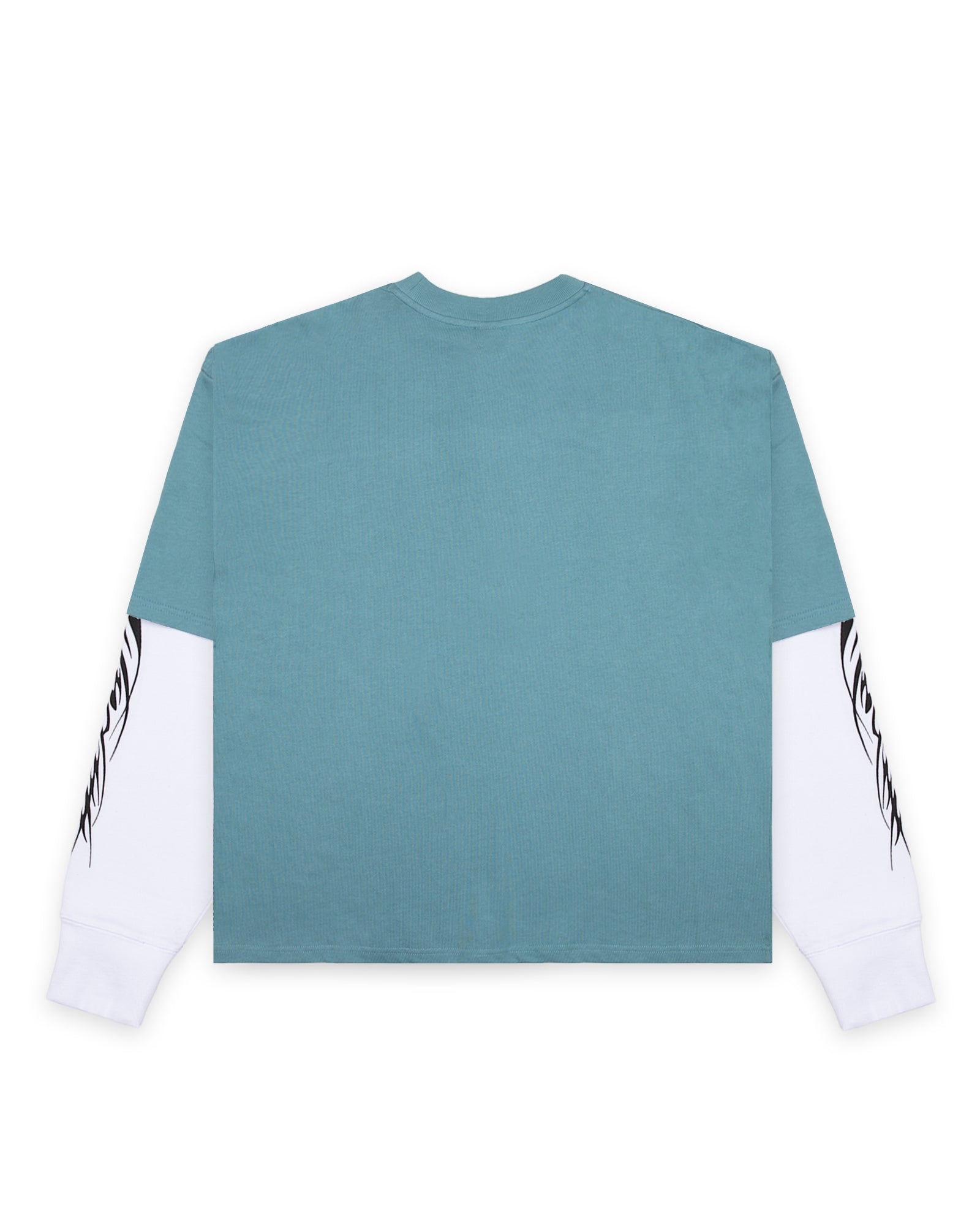 REAPER LAYERED  L/S TEE - DUSK BLUE