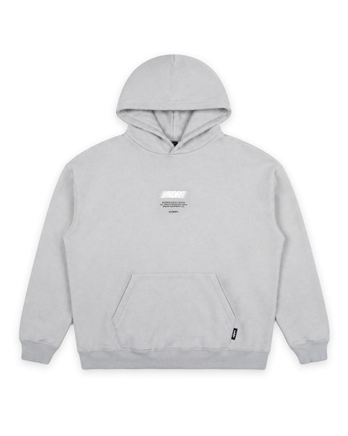 BORDERLESS HOOD SWEAT - CEMENT GREY