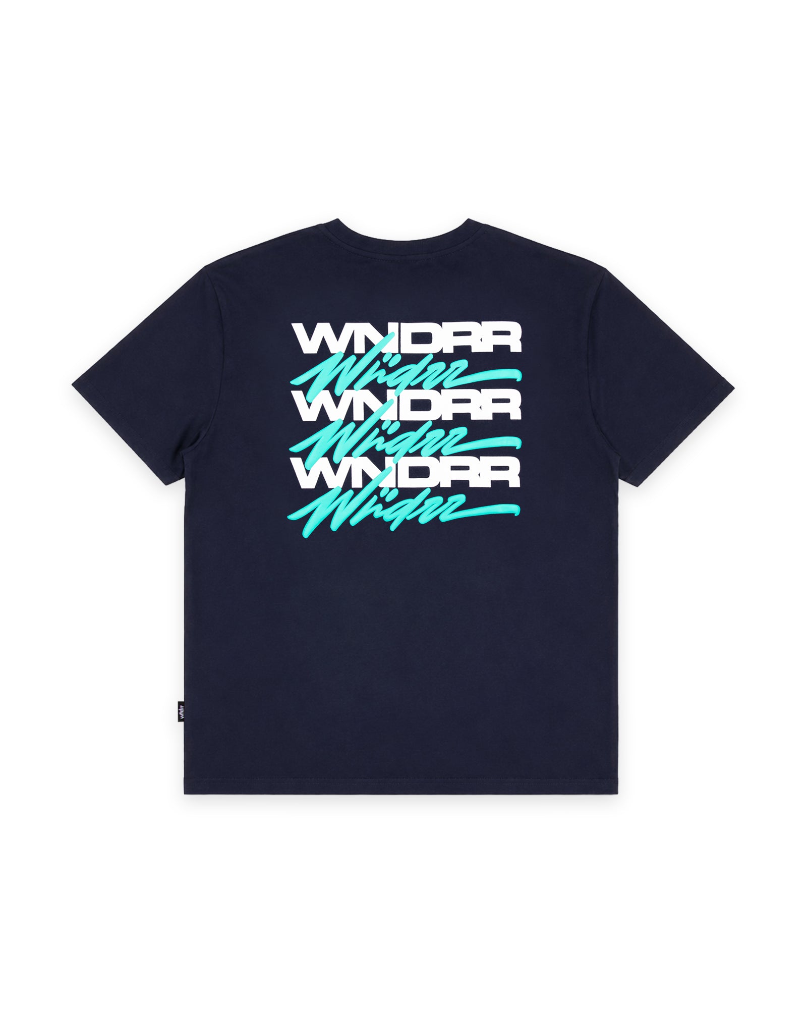 HEXED BOX FIT TEE - NAVY