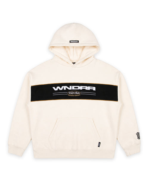 MAISON PANEL HOOD SWEAT - OFF WHITE