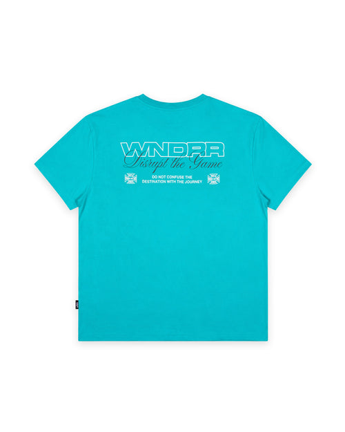 DISPLACE BOX FIT TEE - POOL GREEN