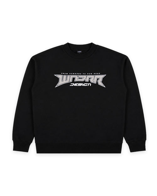PULSE CREW SWEAT - BLACK