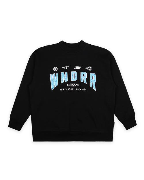 HASHI CREW SWEAT - BLACK