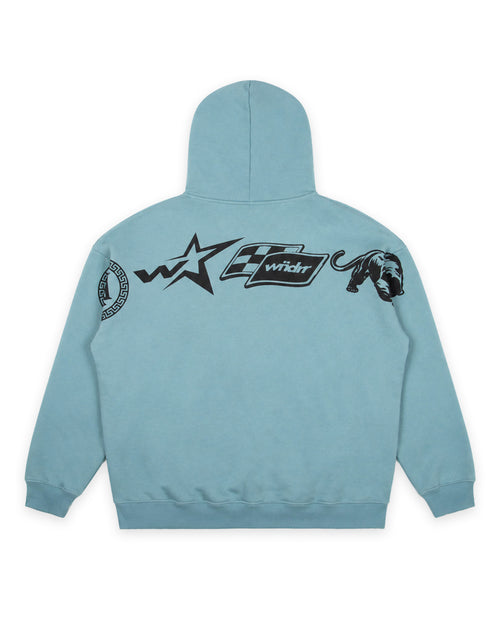 ADVOCATE HOOD SWEAT - DUSK BLUE