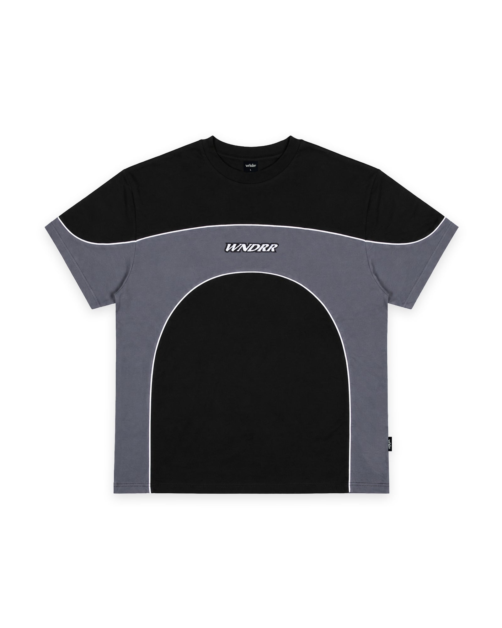 PALADIN PANEL BOX FIT TEE - BLACK/BLUE