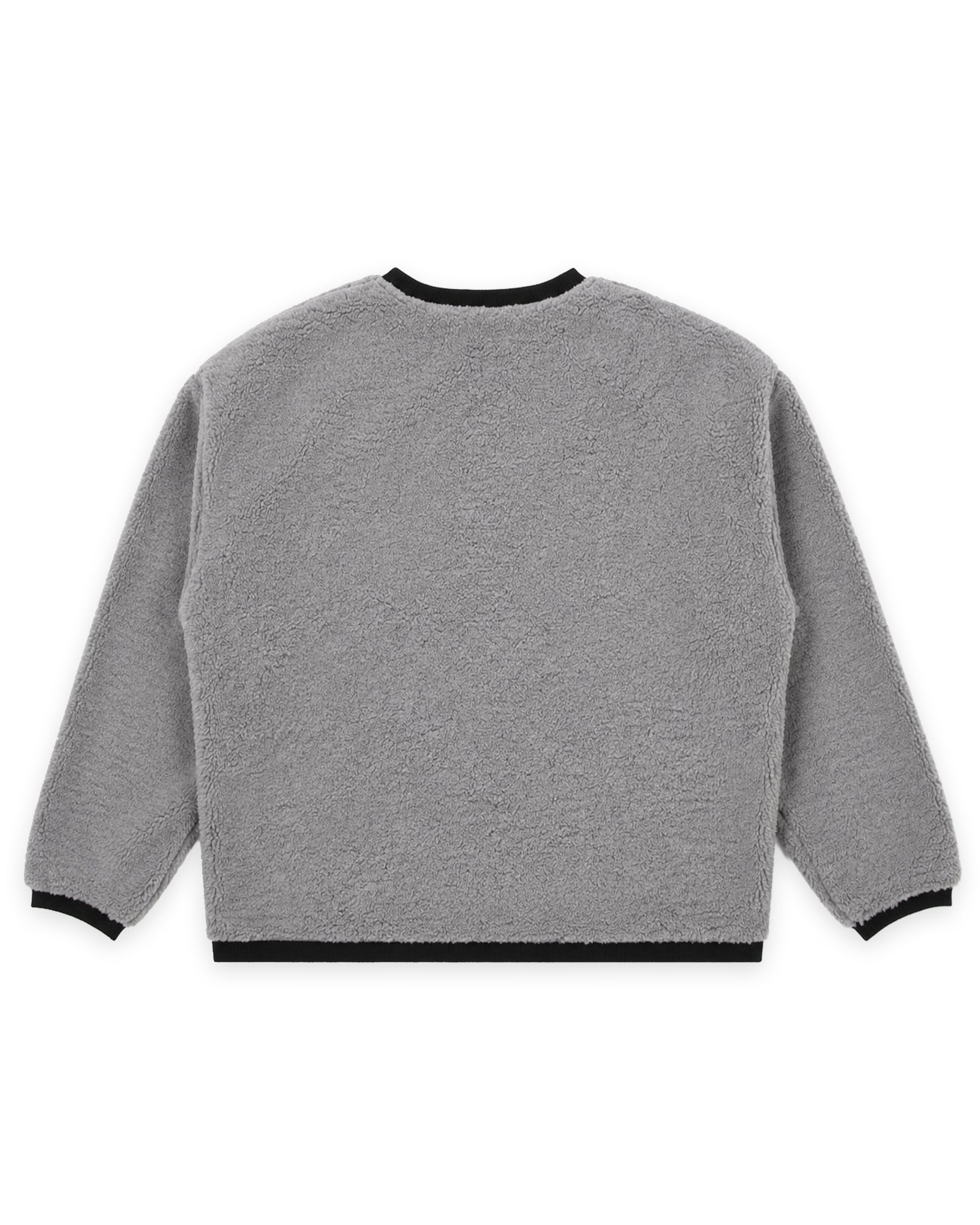 BLISSED SHERPA PULLOVER - CEMENT GREY