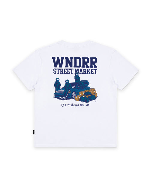 STREET MARKET BOX FIT TEE - WHITE