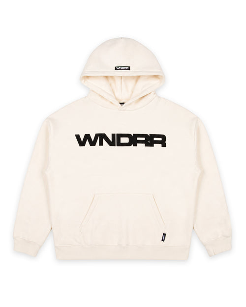 MOTIF HOOD SWEAT - OFF WHITE