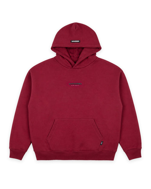 COLLECTIVE HOOD SWEAT - BLOOD RED