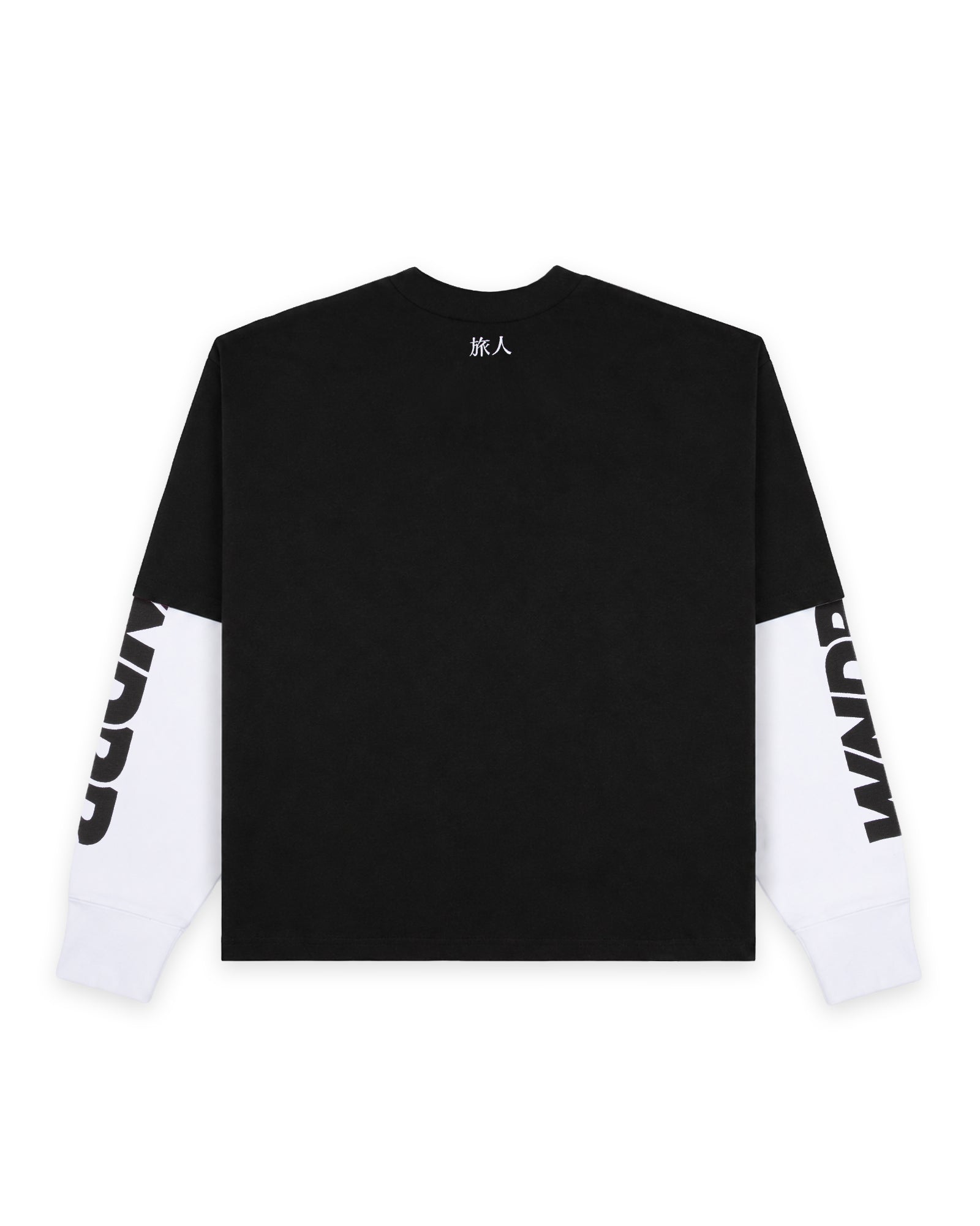 SHODO LAYERED L/S TEE - BLACK