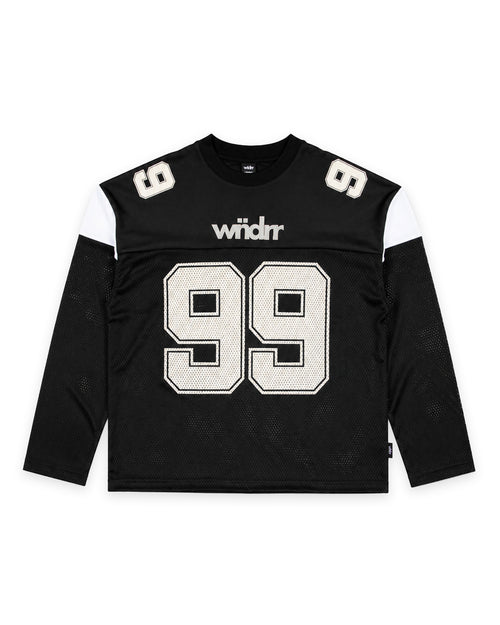 WAYNE HOCKEY JERSEY - BLACK/WHITE
