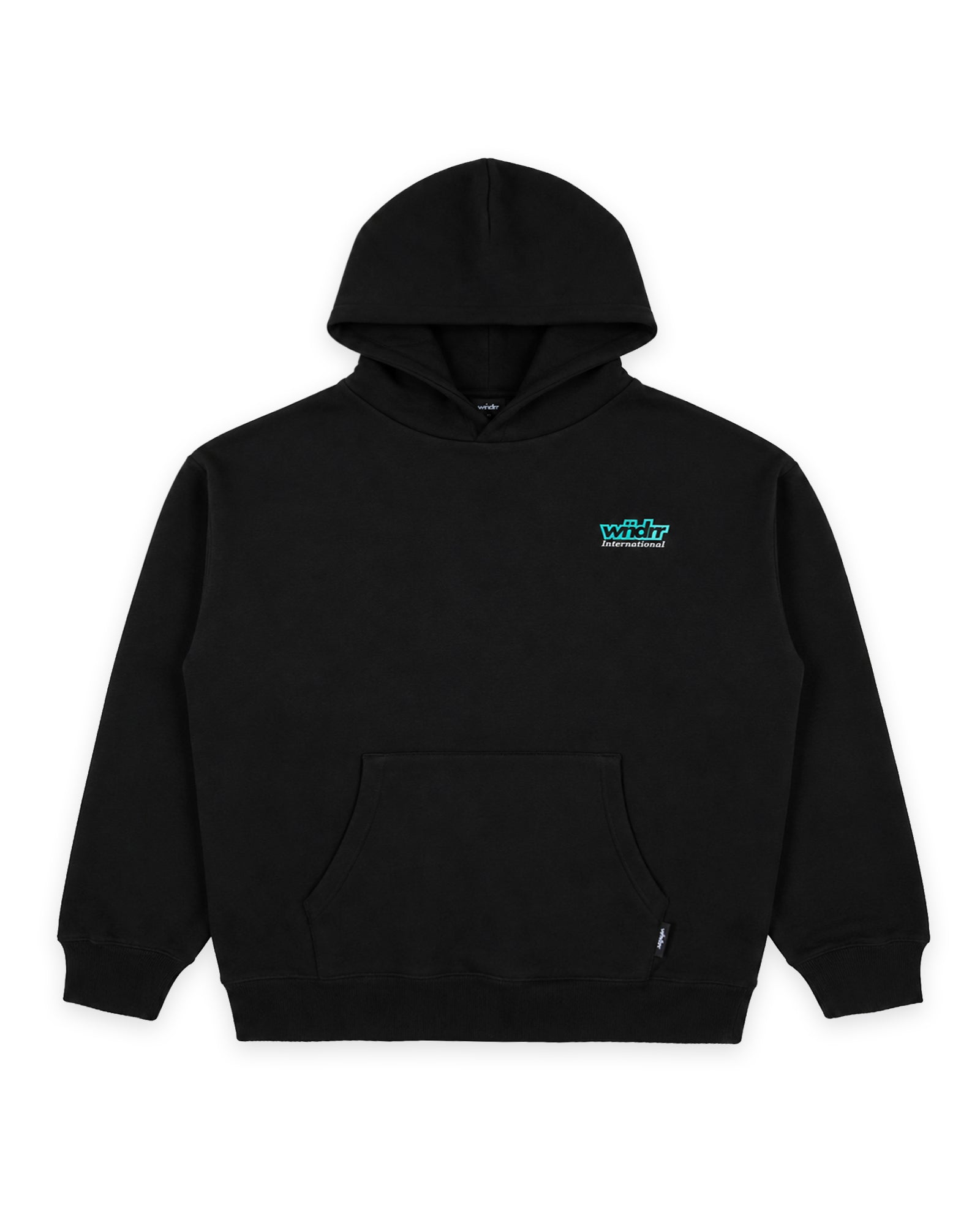 INTERNATIONAL HOOD SWEAT - BLACK
