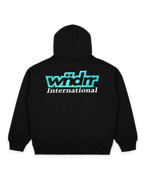 INTERNATIONAL HOOD SWEAT - BLACK