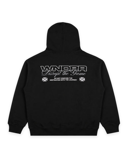 DISPLACE HOOD SWEAT - BLACK