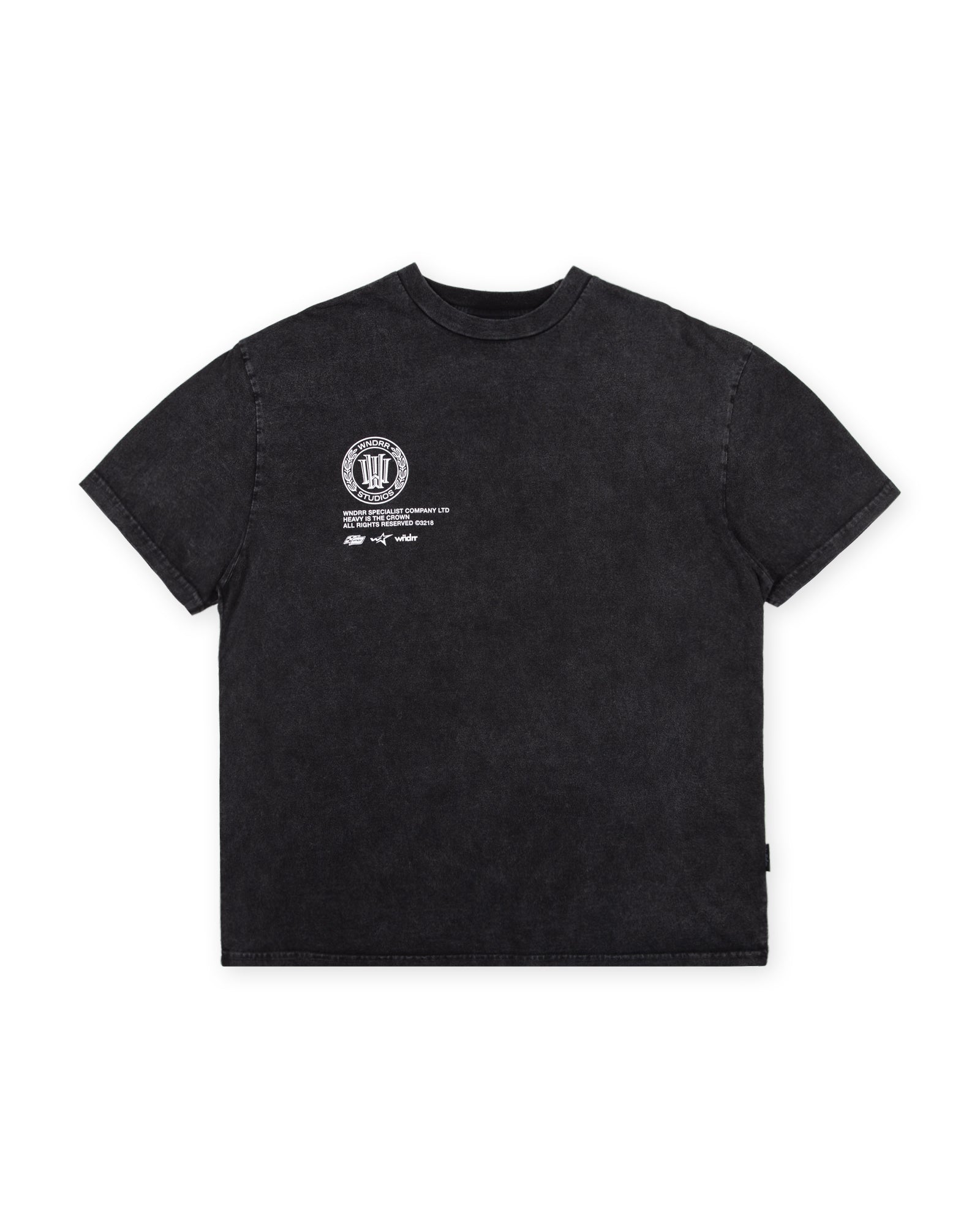 VELOCITY BOX FIT TEE - WASHED BLACK