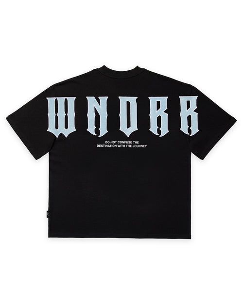RAIDER HEAVY WEIGHT TEE - BLACK