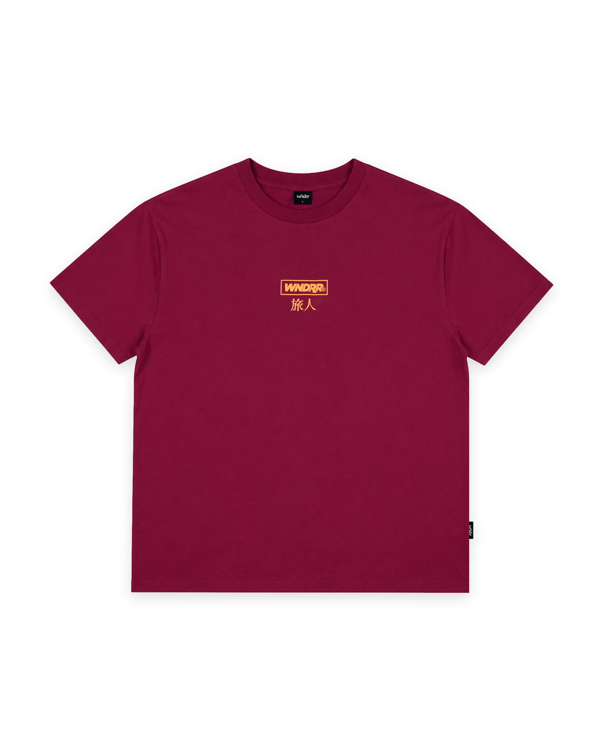 SHODO BOX FIT TEE - BLOOD RED
