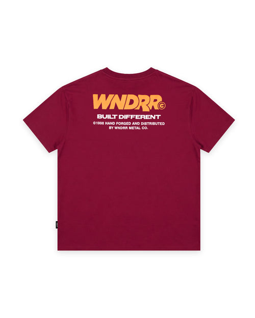 SHODO BOX FIT TEE - BLOOD RED