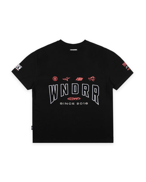 HASHI BOX FIT TEE - BLACK