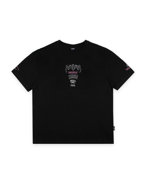 OVERPOWER BOX FIT TEE - BLACK