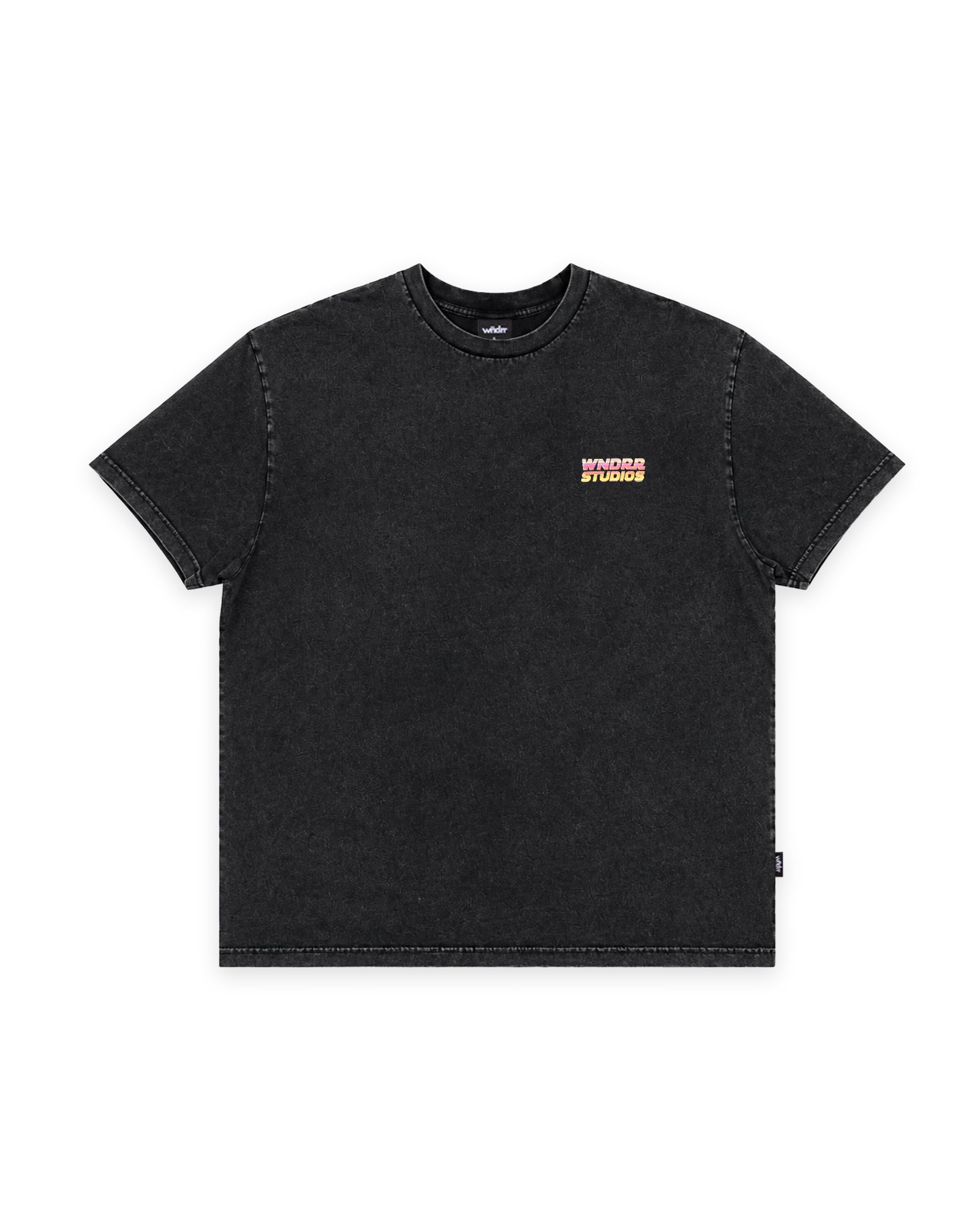 ARCADE BOX FIT TEE - WASHED BLACK