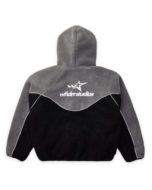 STXRHAUS FLEECE JACKET - GREY/BLACK