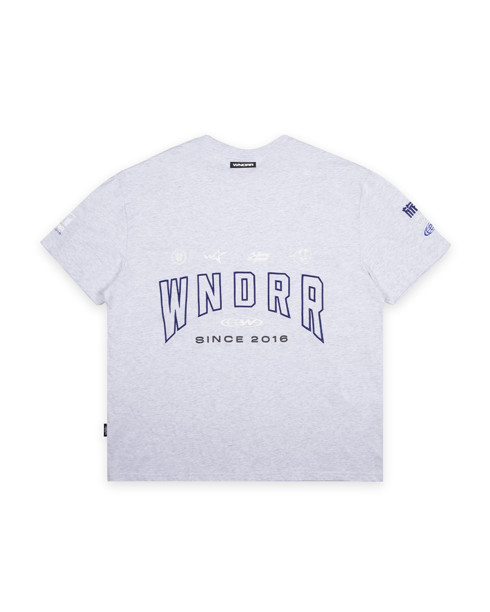 HASHI BOX FIT TEE - WHITE MARLE