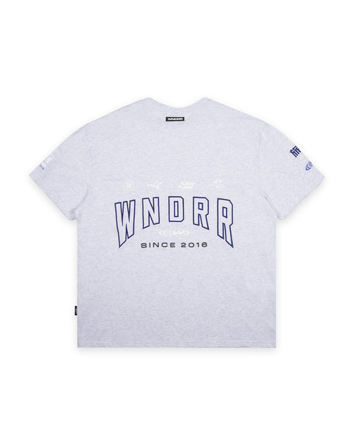 HASHI BOX FIT TEE - WHITE MARLE