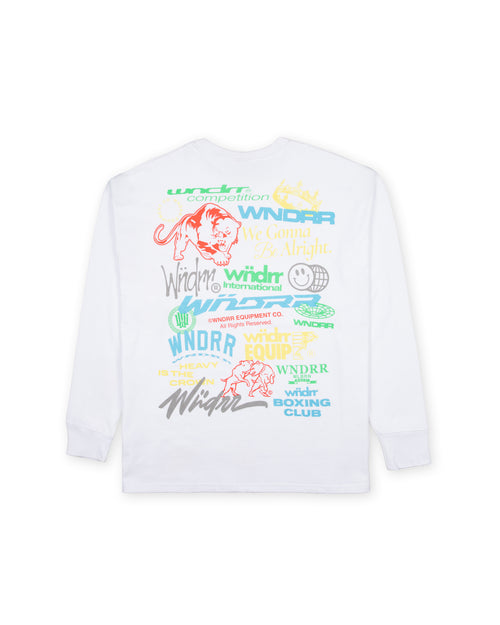 SYNDICATE L/S TEE - WHITE