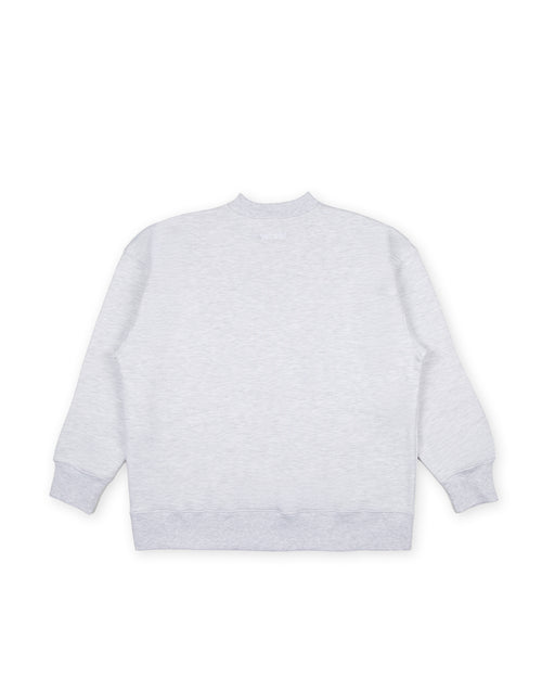 CREDIT CREW SWEAT - WHITE MARLE