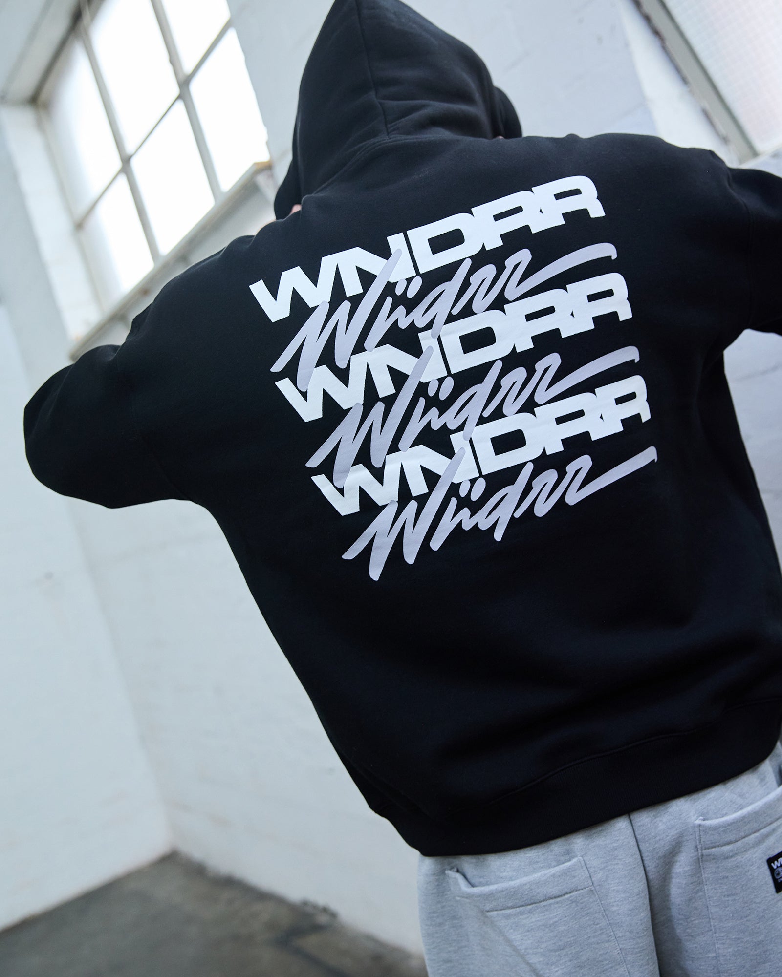 HEX HOOD SWEAT - BLACK