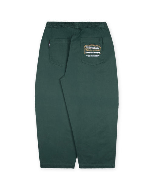 MAISON PLEATED PANT - PINE GREEN