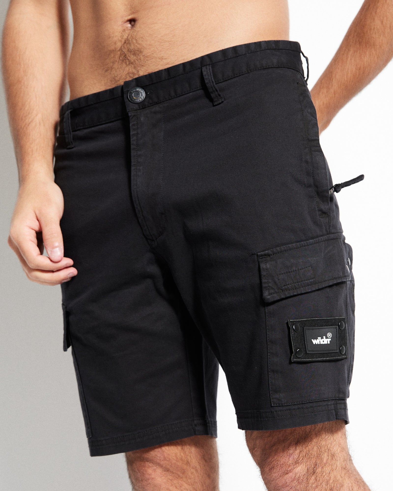 FAIRFAX CARGO SHORT - BLACK