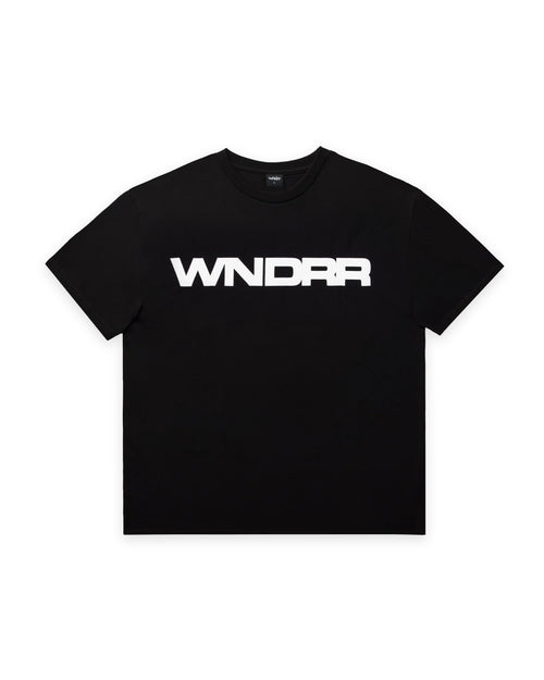 MOTIF BOX FIT TEE - BLACK/WHITE