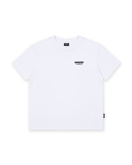 SLAMMED BOX FIT TEE - WHITE