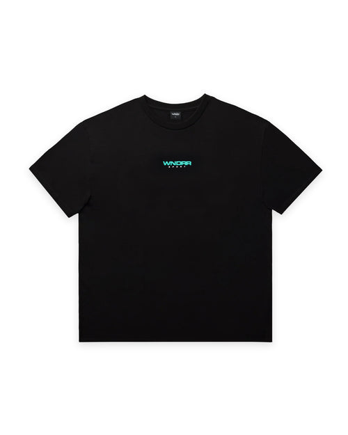 COLLECTIVE BOX FIT TEE - BLACK/GREEN