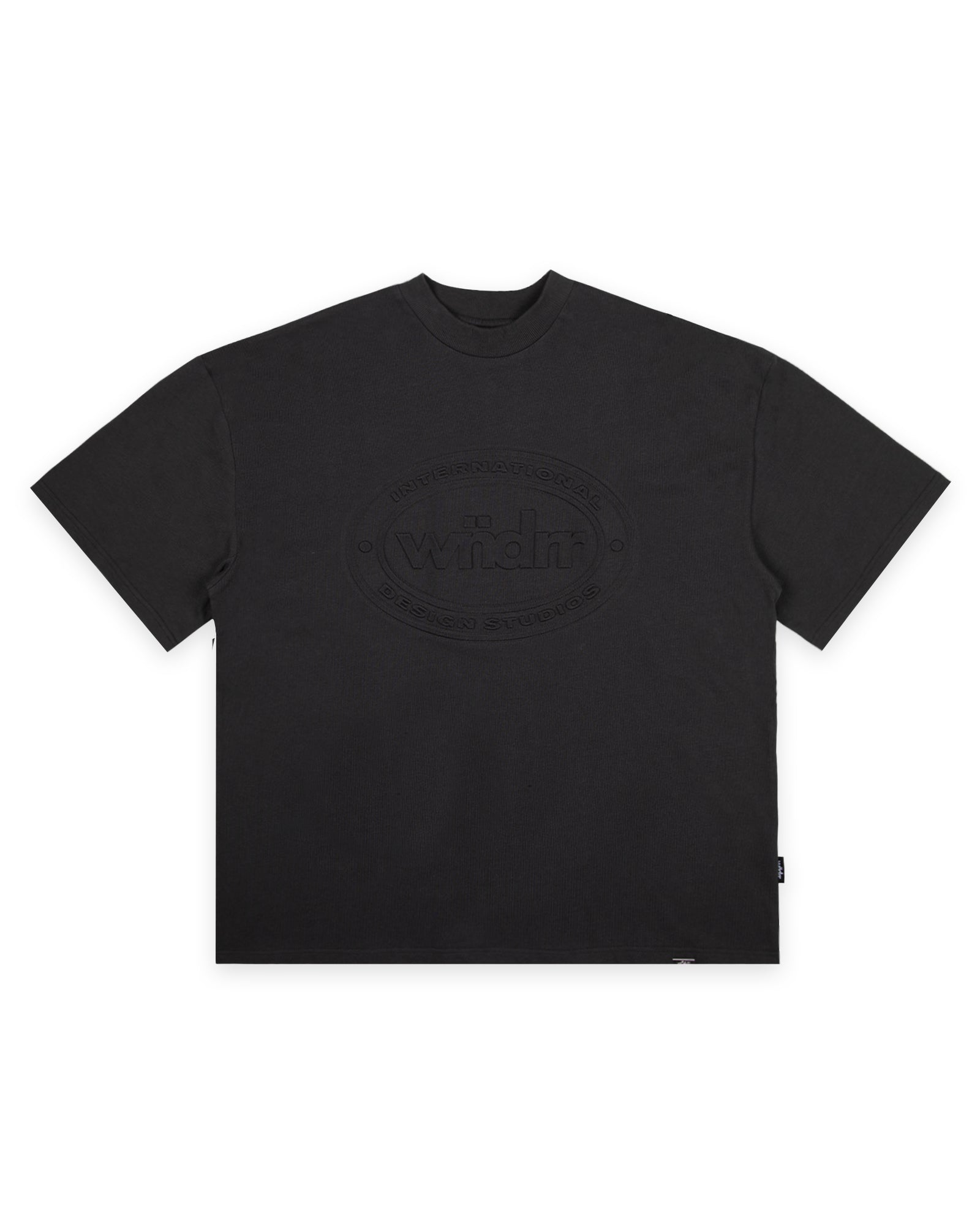 TOKEN HEAVY WEIGHT TEE - FADED BLACK